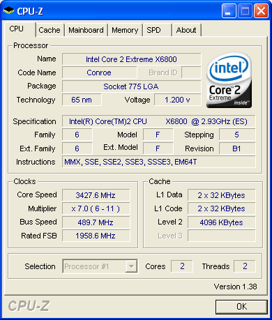dfi overclocking : 489 fsb