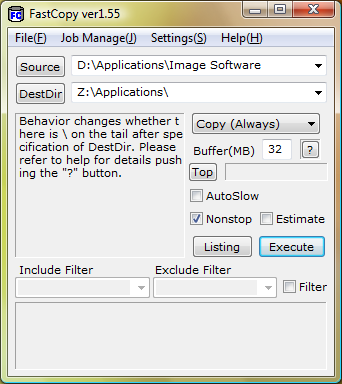 FastCopy v.1.98
