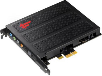 PCI express sound blaster X -Fi Titanium fatal1ty professional series and PCI express sound blaster X -Fi Titanium fatal1ty champion
