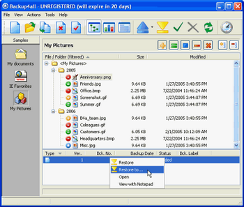 Backup4all v.4.0 Build 130