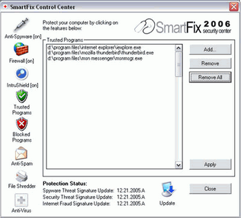 SmartFix Security Center 2008 v.5.2