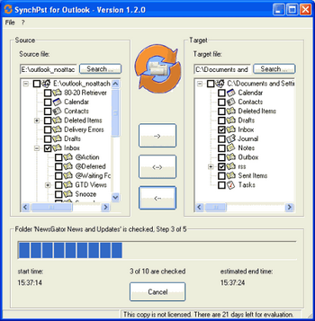 SynchPst for Outlook v.3.5.5